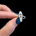 Silver Coffin Ring