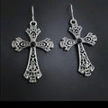Gothic Cross Earrings