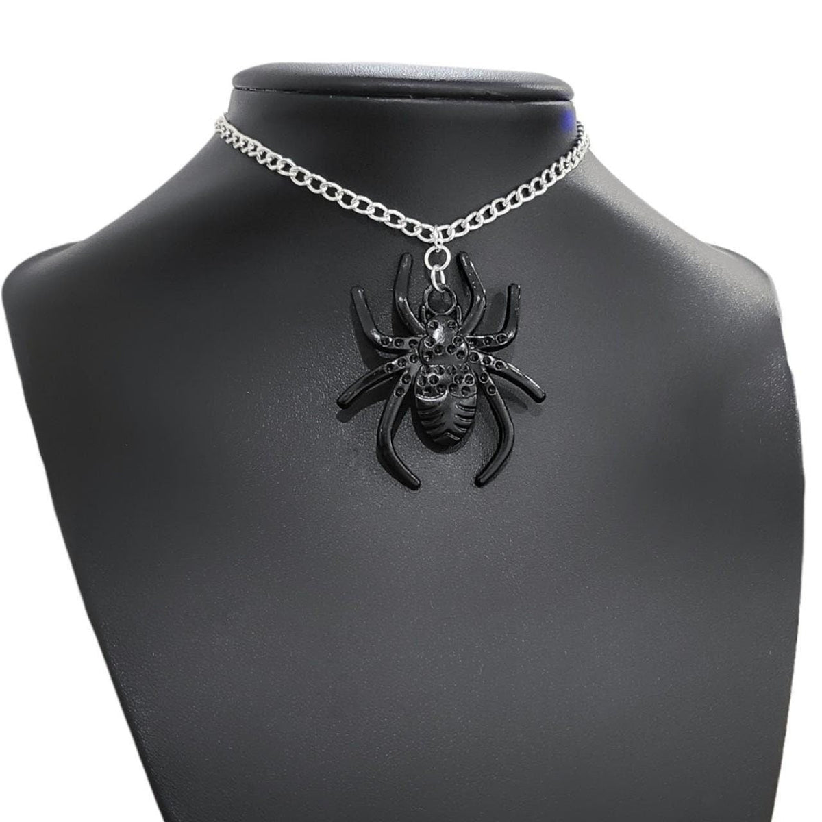 Black Spider Choker Necklace