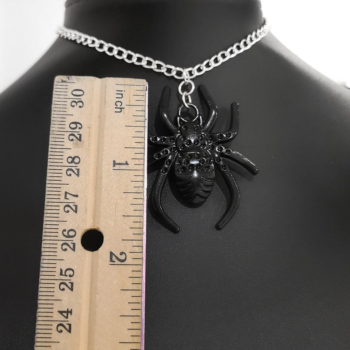 Black Spider Choker Necklace