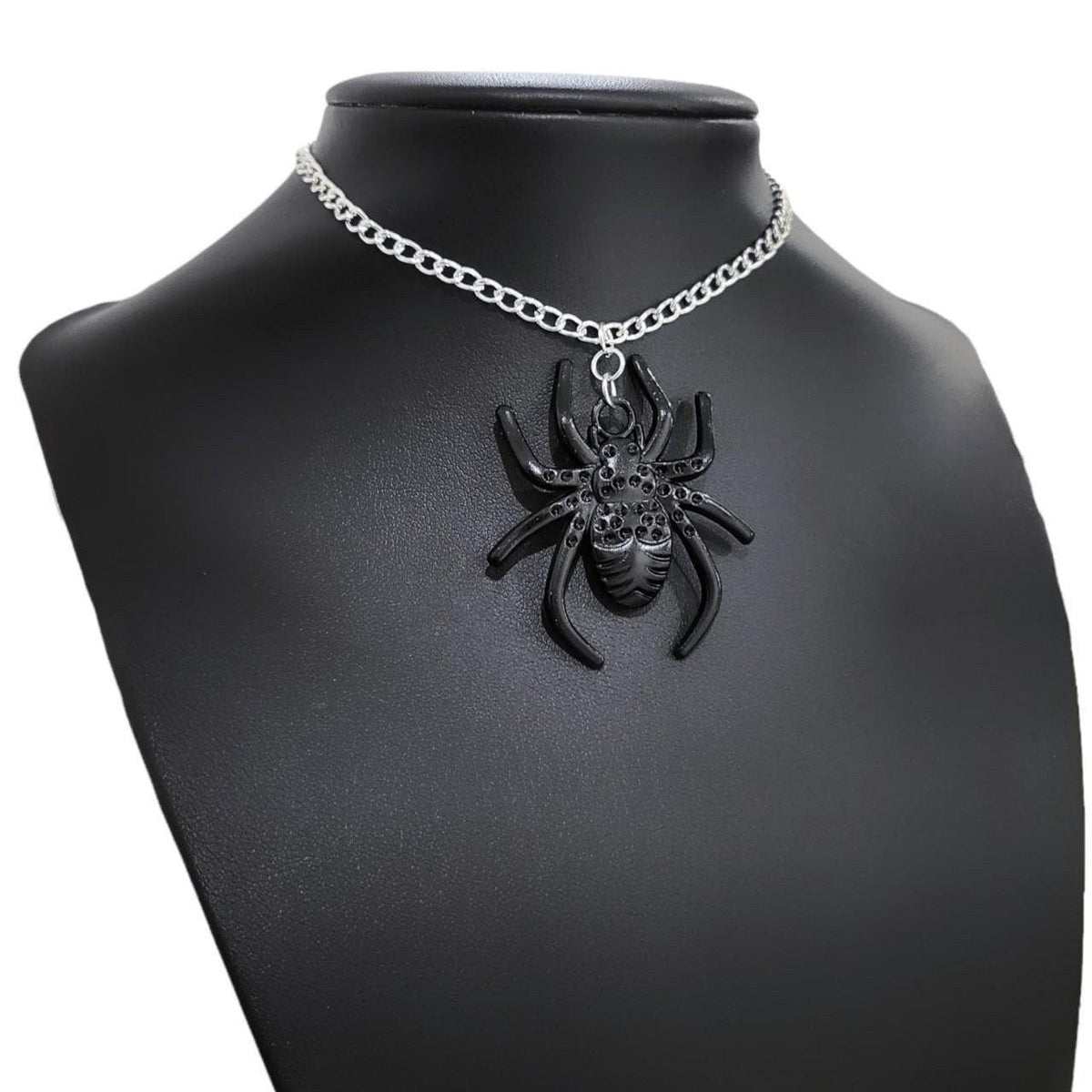 Black Spider Choker Necklace