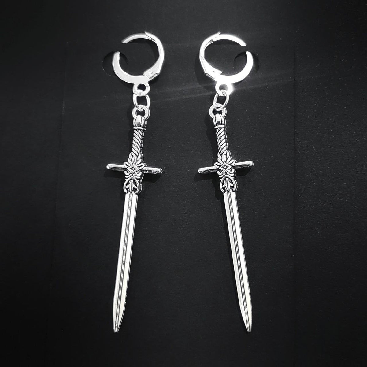 Gothic Sword Earrings 021