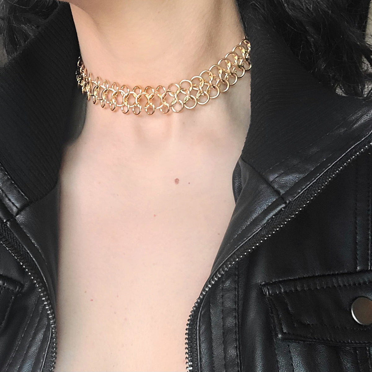 Gold Chainmail Choker