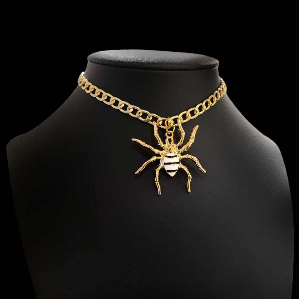 Gold Spider Choker