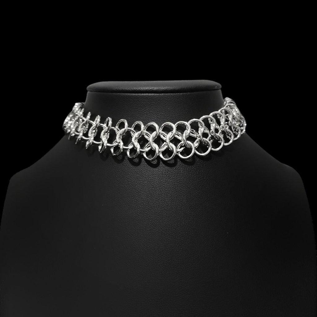 Silver Chainmail Choker