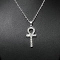16" Crystal Ankh Necklace
